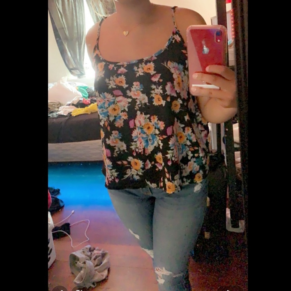 Wet seal floral blouse